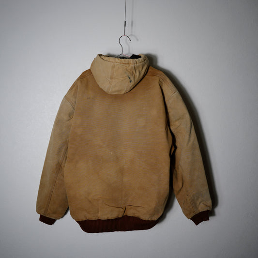 00s USA製 ブラウン カーハート アクティブジャケット ダックXL