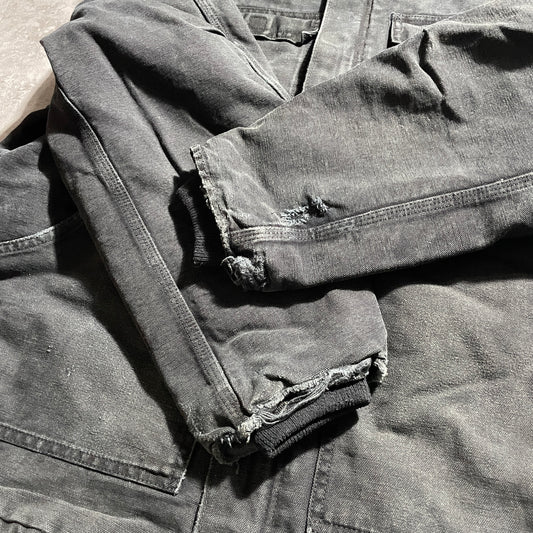 80s-90s Star Tag Made in USA Black Carhartt Traditional Duck Jacket