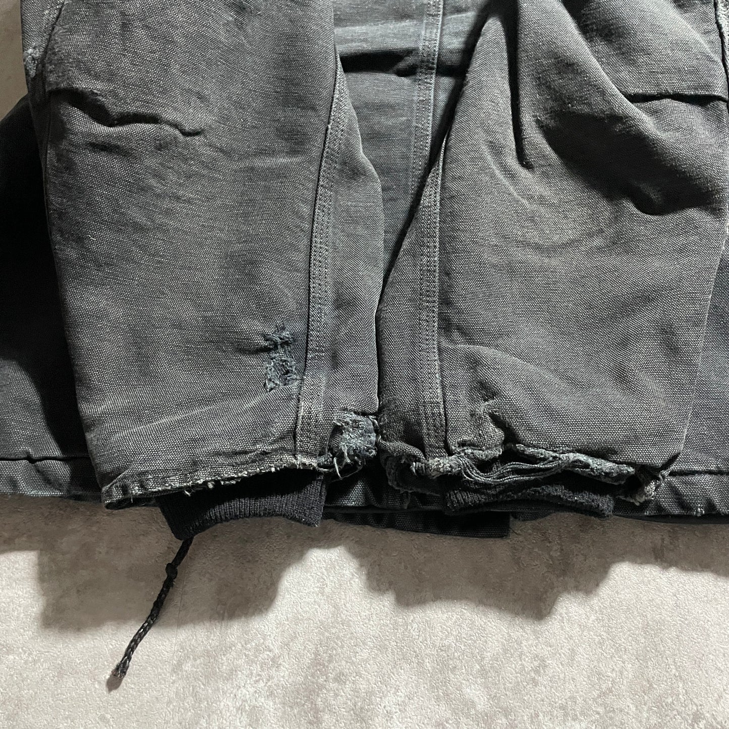 80s-90s Star Tag Made in USA Black Carhartt Traditional Duck Jacket