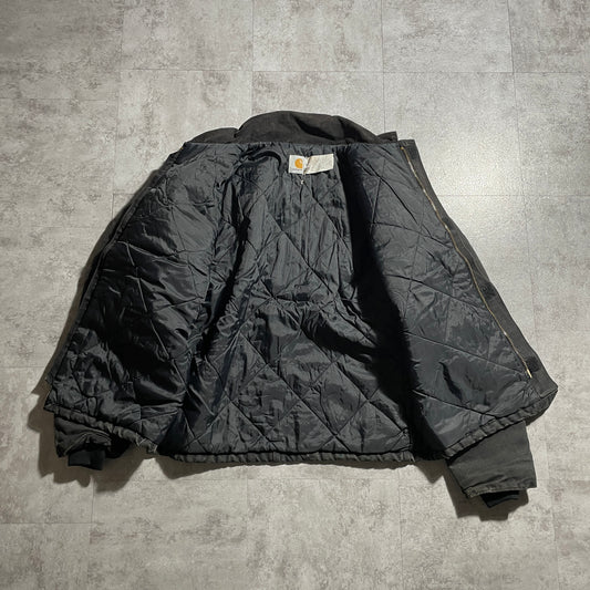 80s-90s Star Tag Made in USA Black Carhartt Short Traditional Duck Jacket, Size L