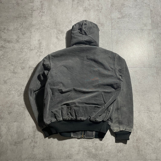 80s-90s Star Tag Made in USA Black Carhartt Active Jacket, Duck Size L