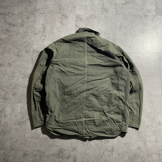 2000s Mexico, USA Fabric, Moss Green Carhartt Detroit Jacket, Size M Cotton