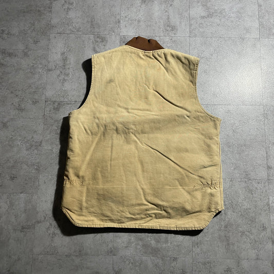 80s-90s Star Tag Made in USA Brown Carhartt Vest Duck XL