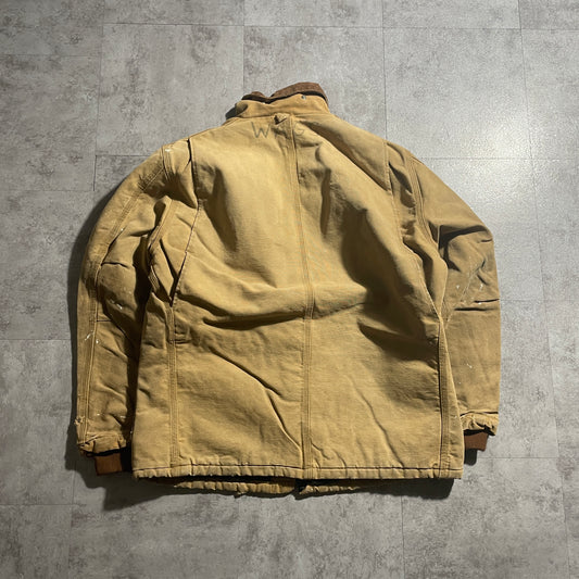 WAGS 80s-90s Star Tag Made in USA Brown Carhartt Traditional Duck Jacket