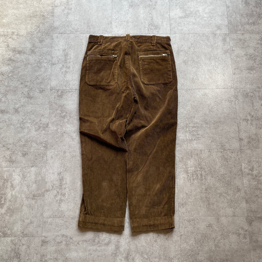 60s Farmers Fine Ribbed Corduroy Brown ,W32