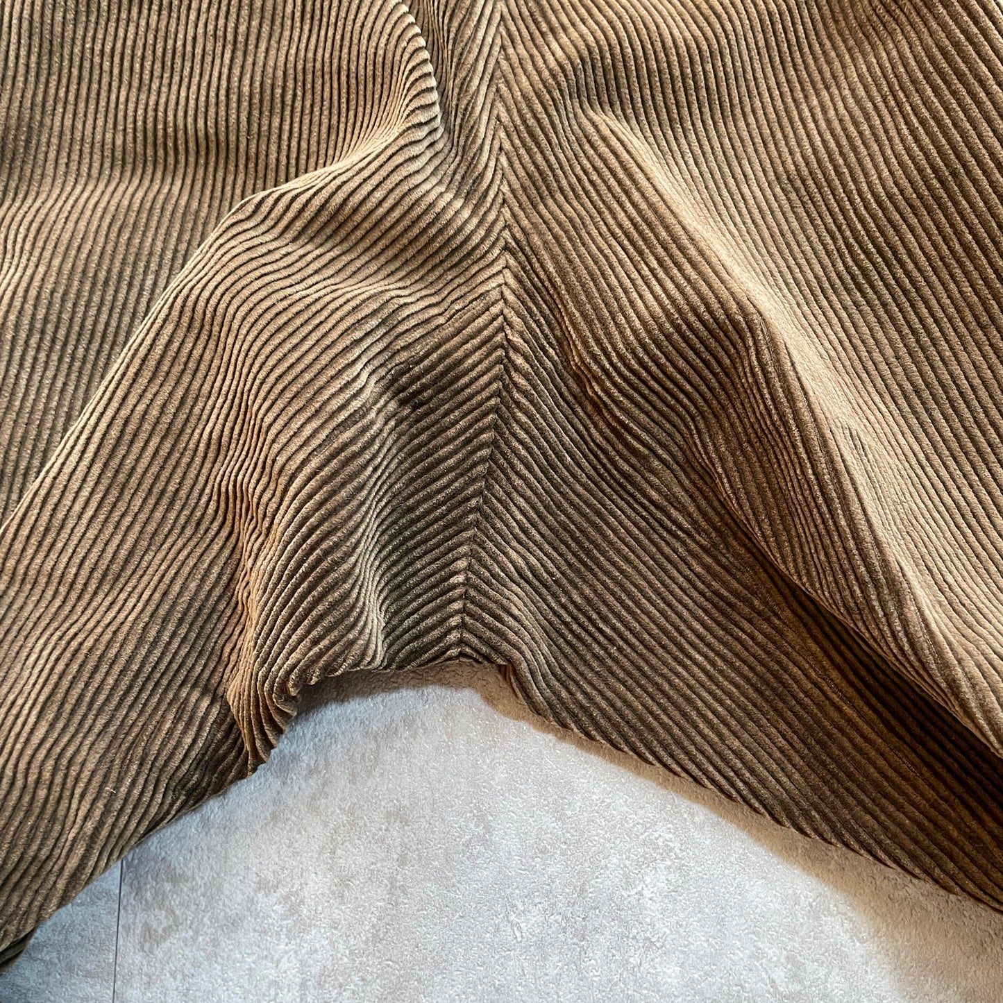 40s Farmers Fine Ribbed Corduroy Dark Brown W43