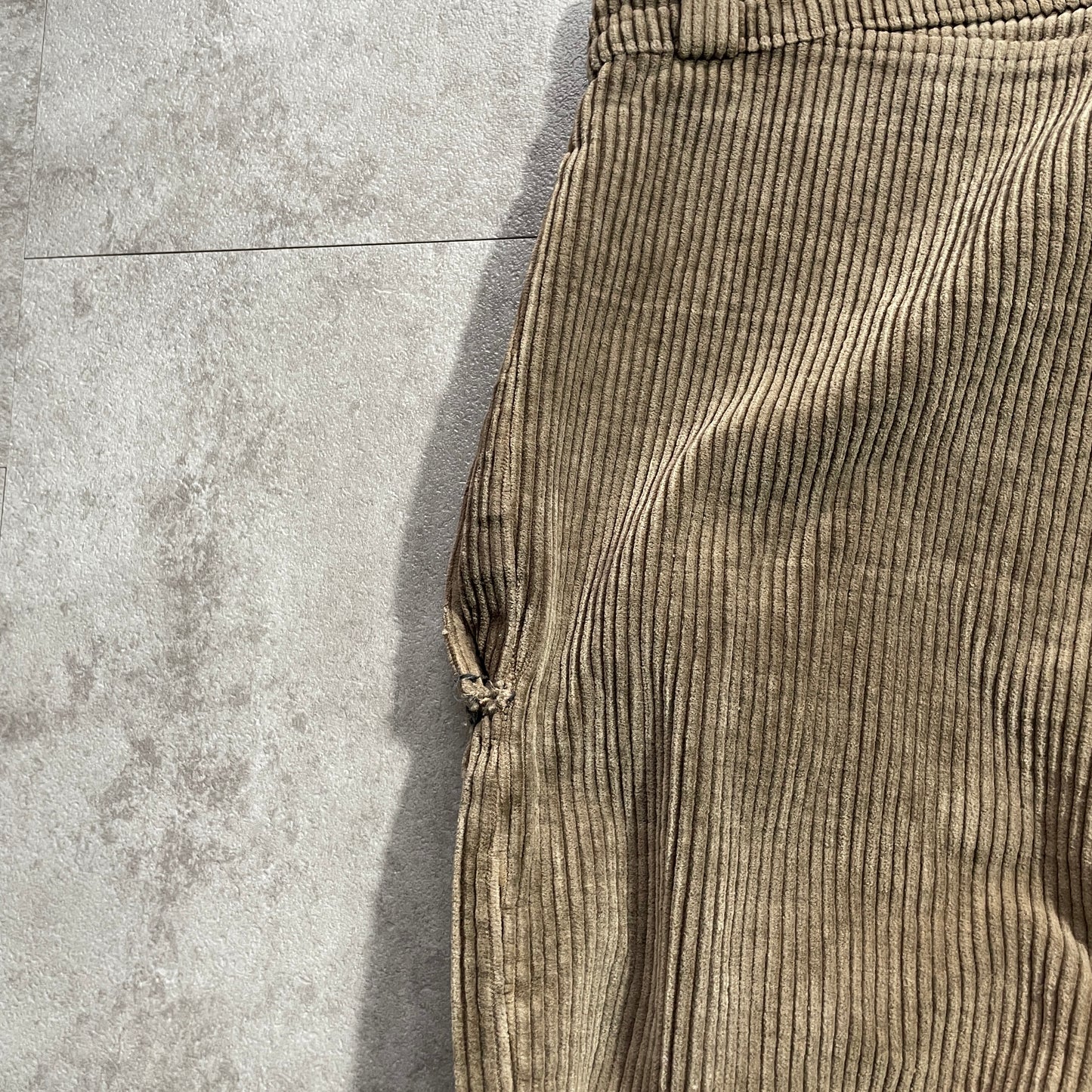 40s-50s RL Farmers Wide Ribbed Corduroy, Brown, W34