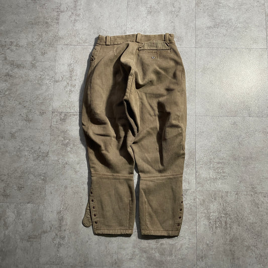 1940s Le Gloriex Farmer's Cotton Piqué Brown ,W26