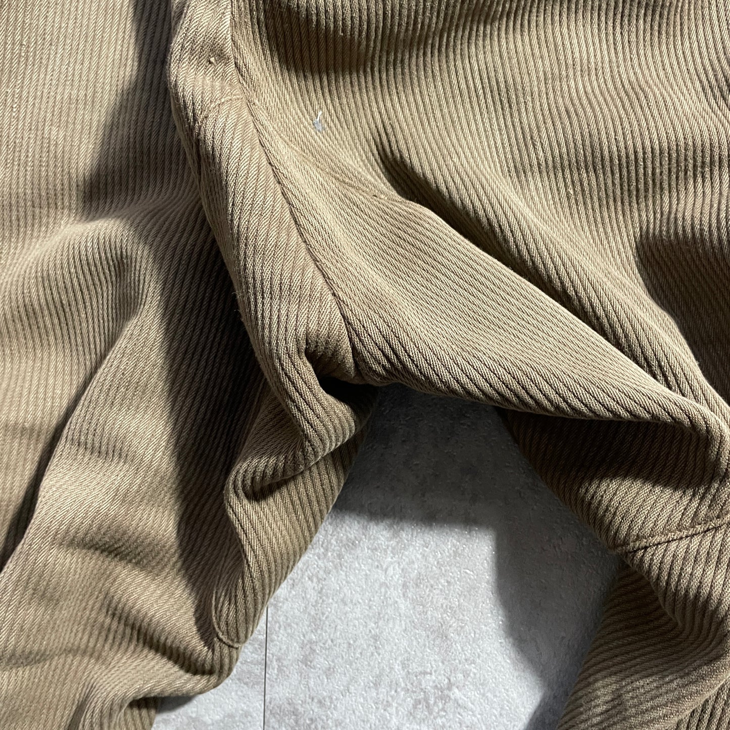 1940s Le Gloriex Farmer's Cotton Piqué Brown ,W26