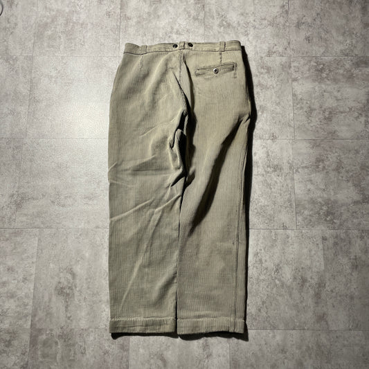 40s-50s Farmers Cotton Piqué Brown W35