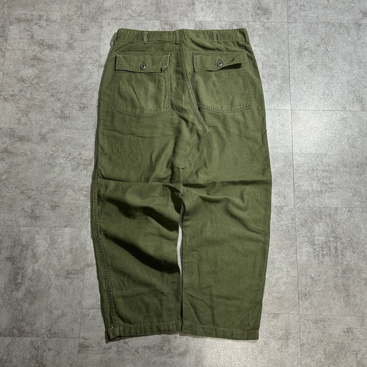 70s US Army OG107 Baker Pants, Size 36 x 29 (W32 L26)