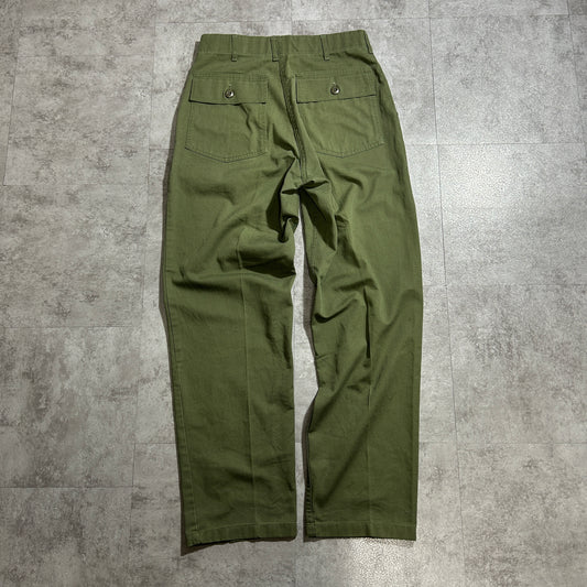 70s US Army OG507 Baker Pants, Size 32 x 31 (W30 x L30)