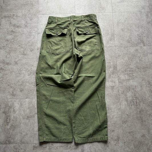 60s US Army OG107 baker pants 34×29