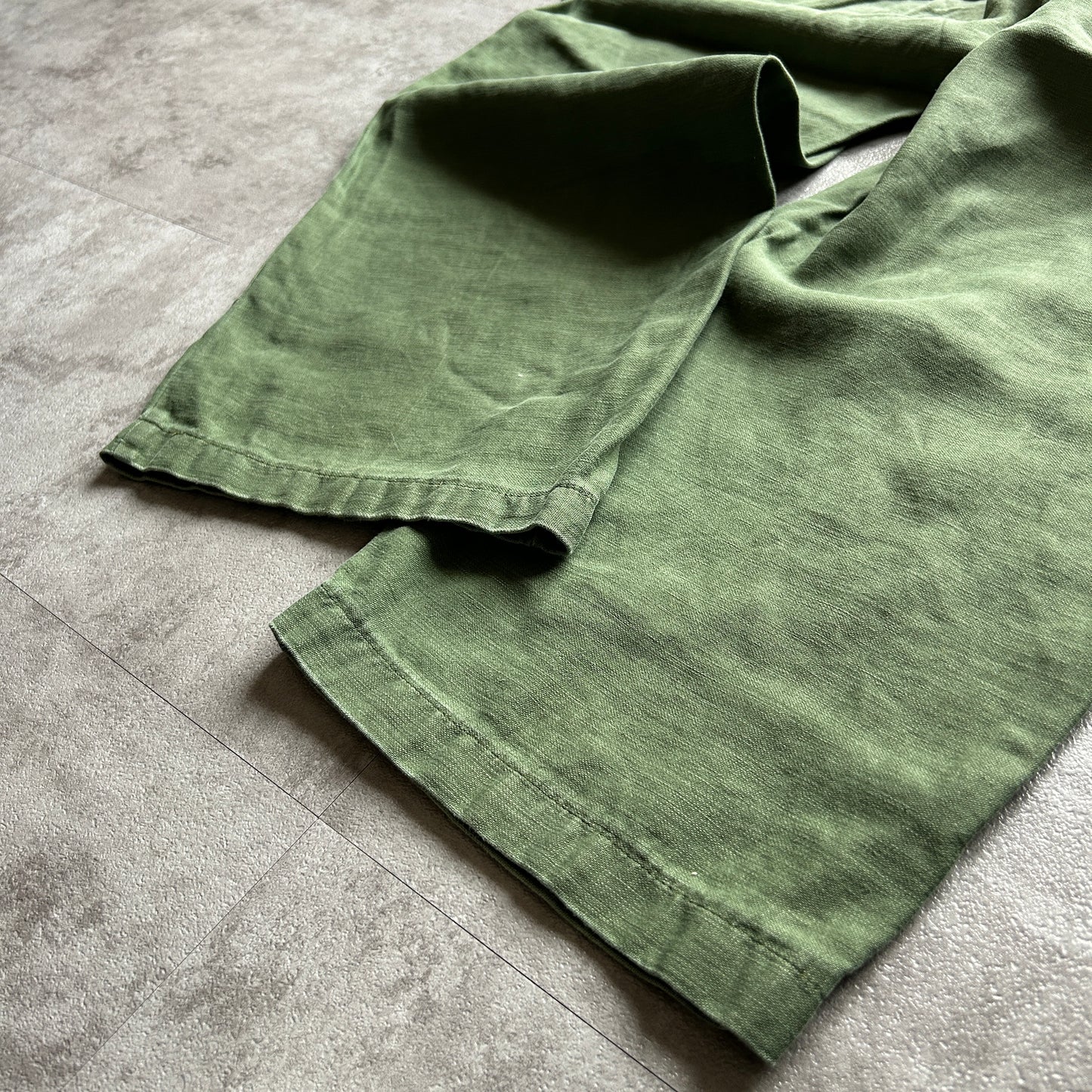 70s US Army OG107 baker pants