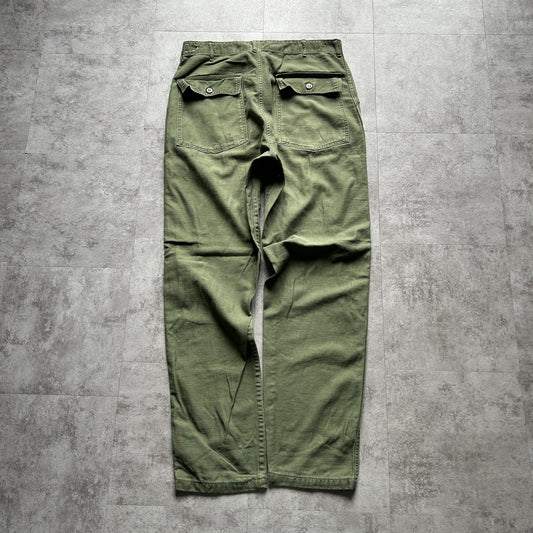 60s US Army OG107 baker pants 36×35