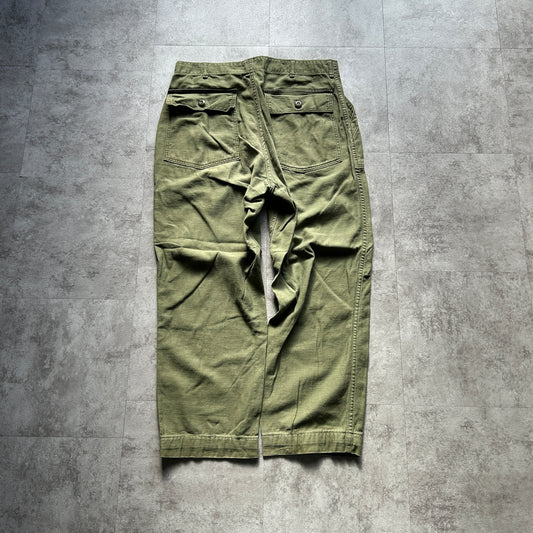 70s US Army OG107 baker pants 36×31