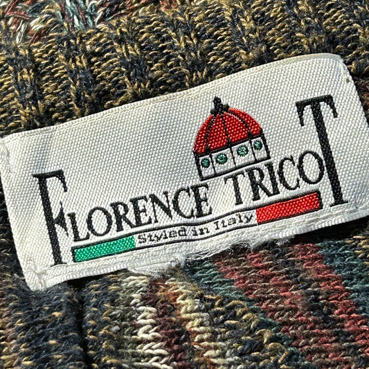 90s Florence Tricot 3D knit sweater made in Italy