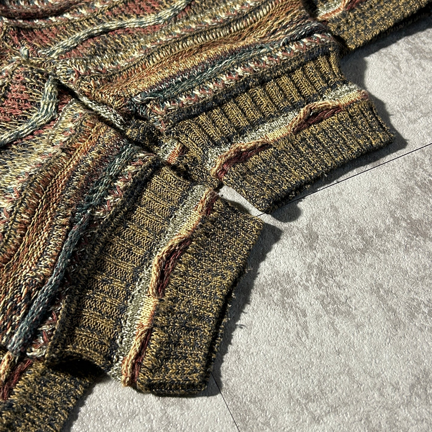90s Florence Tricot 3D knit sweater made in Italy