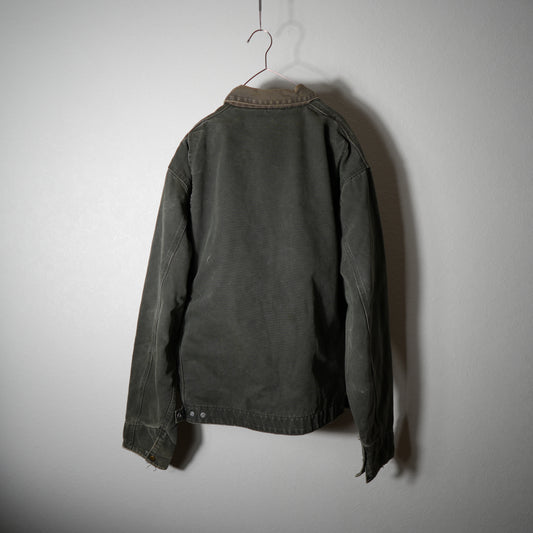 00s USA製 モスグリーン カーハート デトロイトジャケット ダック