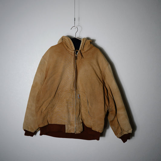 00s USA製 ブラウン カーハート アクティブジャケット ダックXL