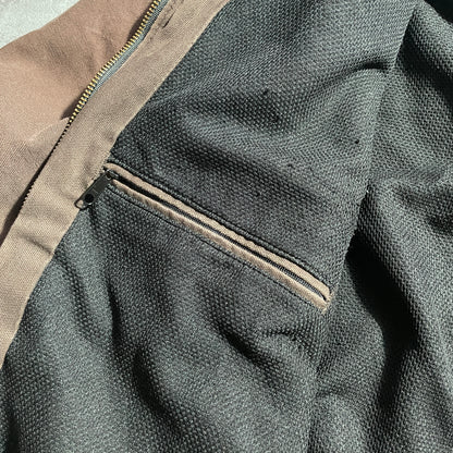 2000s Made in Mexico Brown Carhartt Active Jacket, Duck Medium