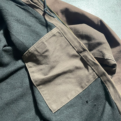 2000s Made in Mexico Brown Carhartt Active Jacket, Duck Medium
