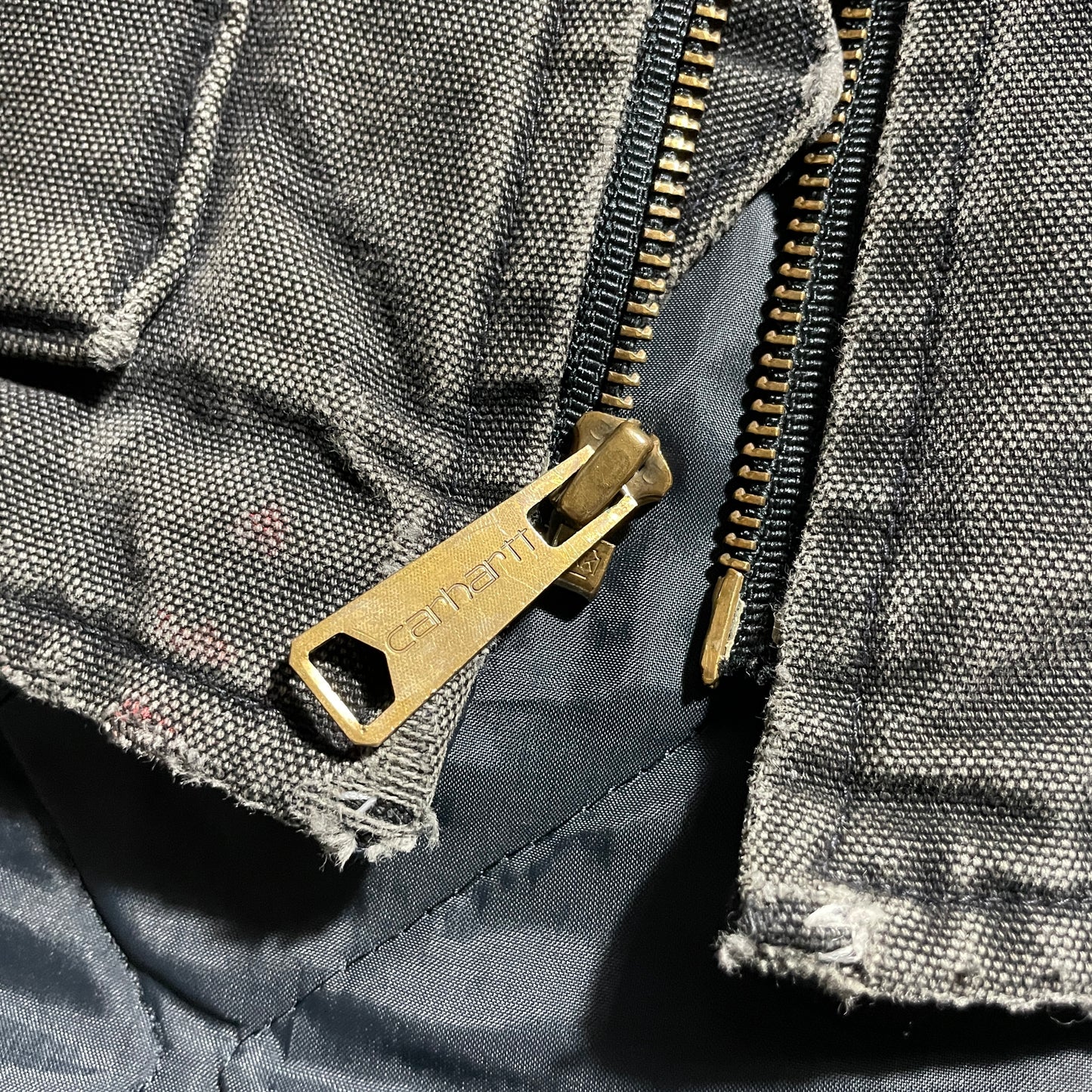 80s-90s Star Tag Made in USA Black Carhartt Vest Duck XL