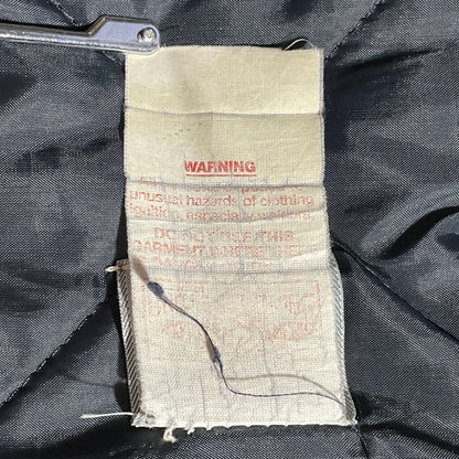 80s-90s Star Tag Made in USA Black Carhartt Vest Duck XL