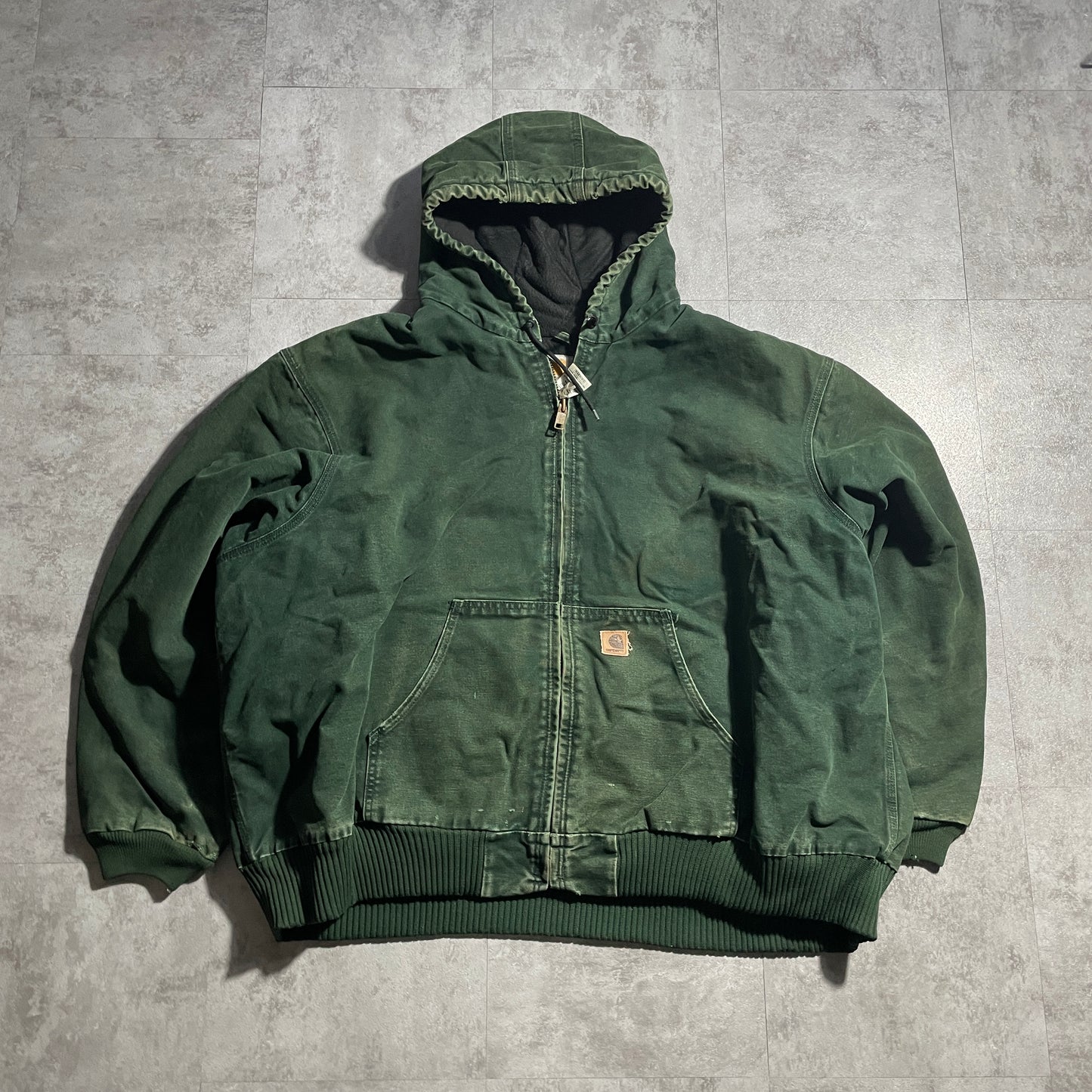 2000s Mexico Green Carhartt Active Jacket, Duck, Size 5XL, Made with USA Fabric