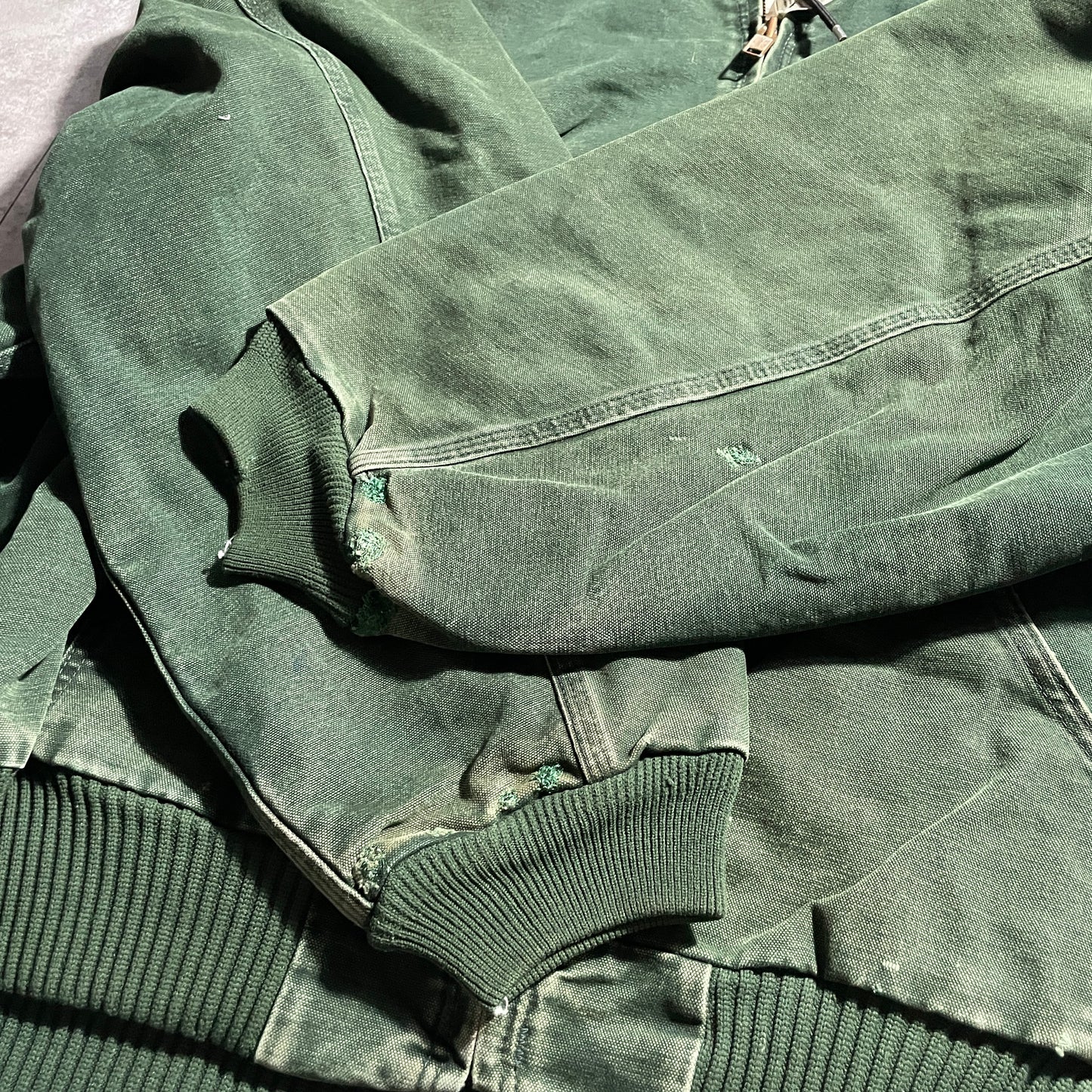 2000s Mexico Green Carhartt Active Jacket, Duck, Size 5XL, Made with USA Fabric