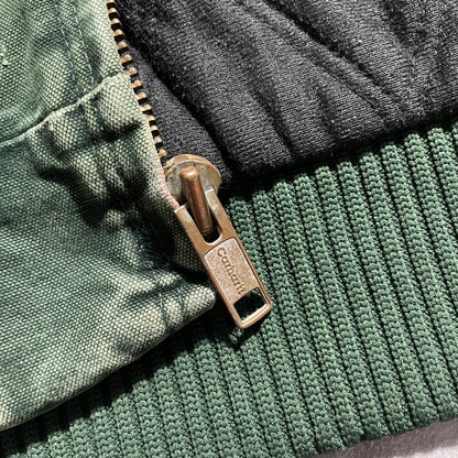 2000s Mexico Green Carhartt Active Jacket, Duck, Size 5XL, Made with USA Fabric