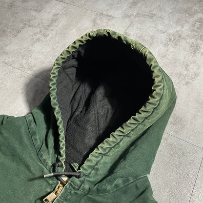 2000s Mexico Green Carhartt Active Jacket, Duck, Size 5XL, Made with USA Fabric