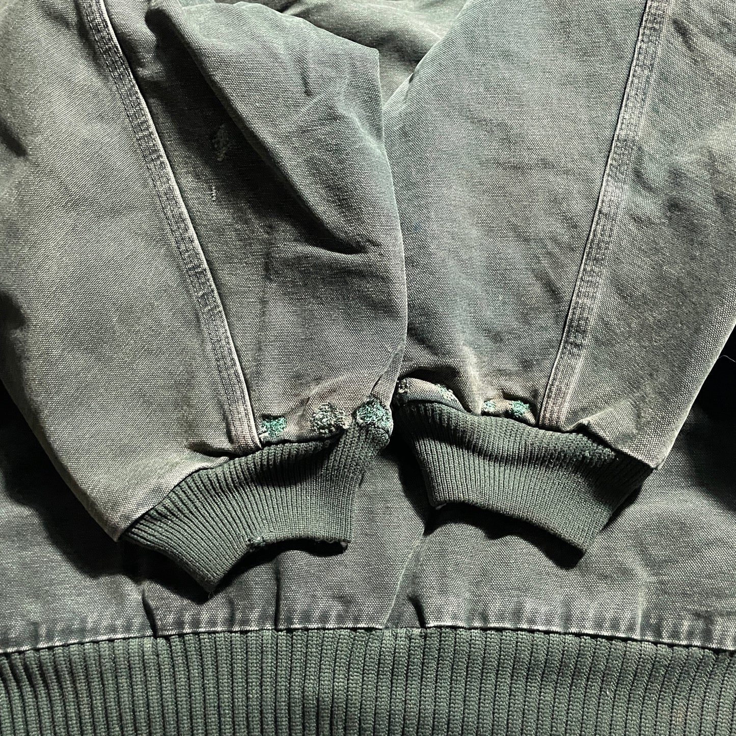 2000s Mexico Green Carhartt Active Jacket, Duck, Size 5XL, Made with USA Fabric