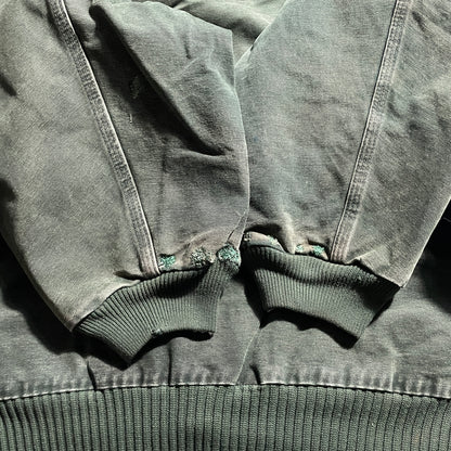 2000s Mexico Green Carhartt Active Jacket, Duck, Size 5XL, Made with USA Fabric