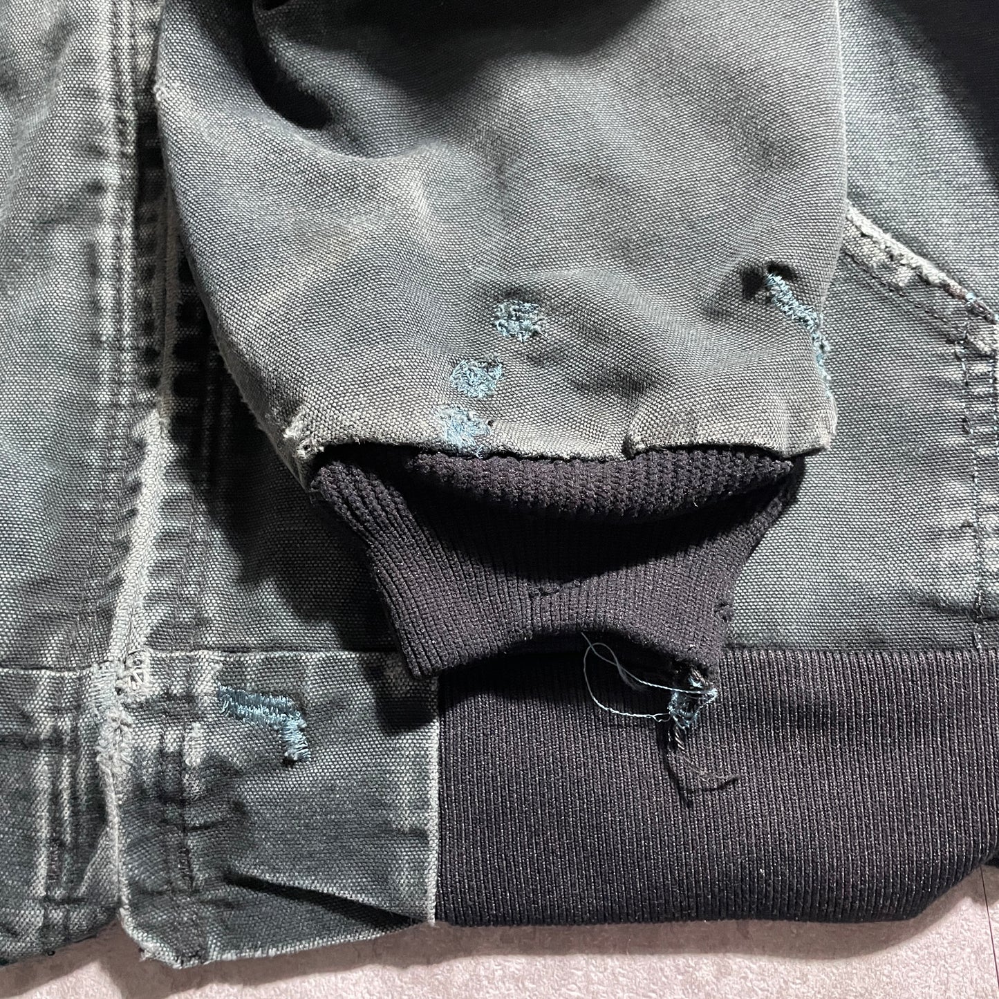 2000s Made in USA Black Carhartt Active Jacket, Duck Size L