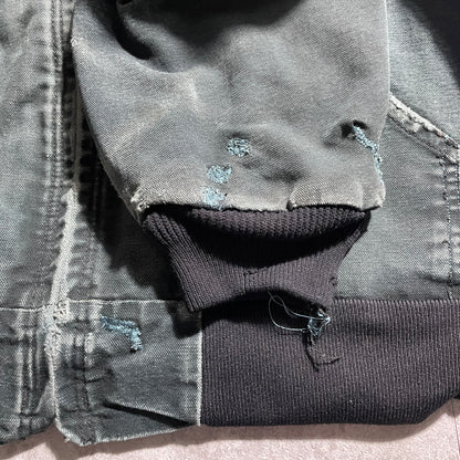 2000s Made in USA Black Carhartt Active Jacket, Duck Size L