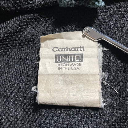 2000s Made in USA Black Carhartt Active Jacket, Duck Size L