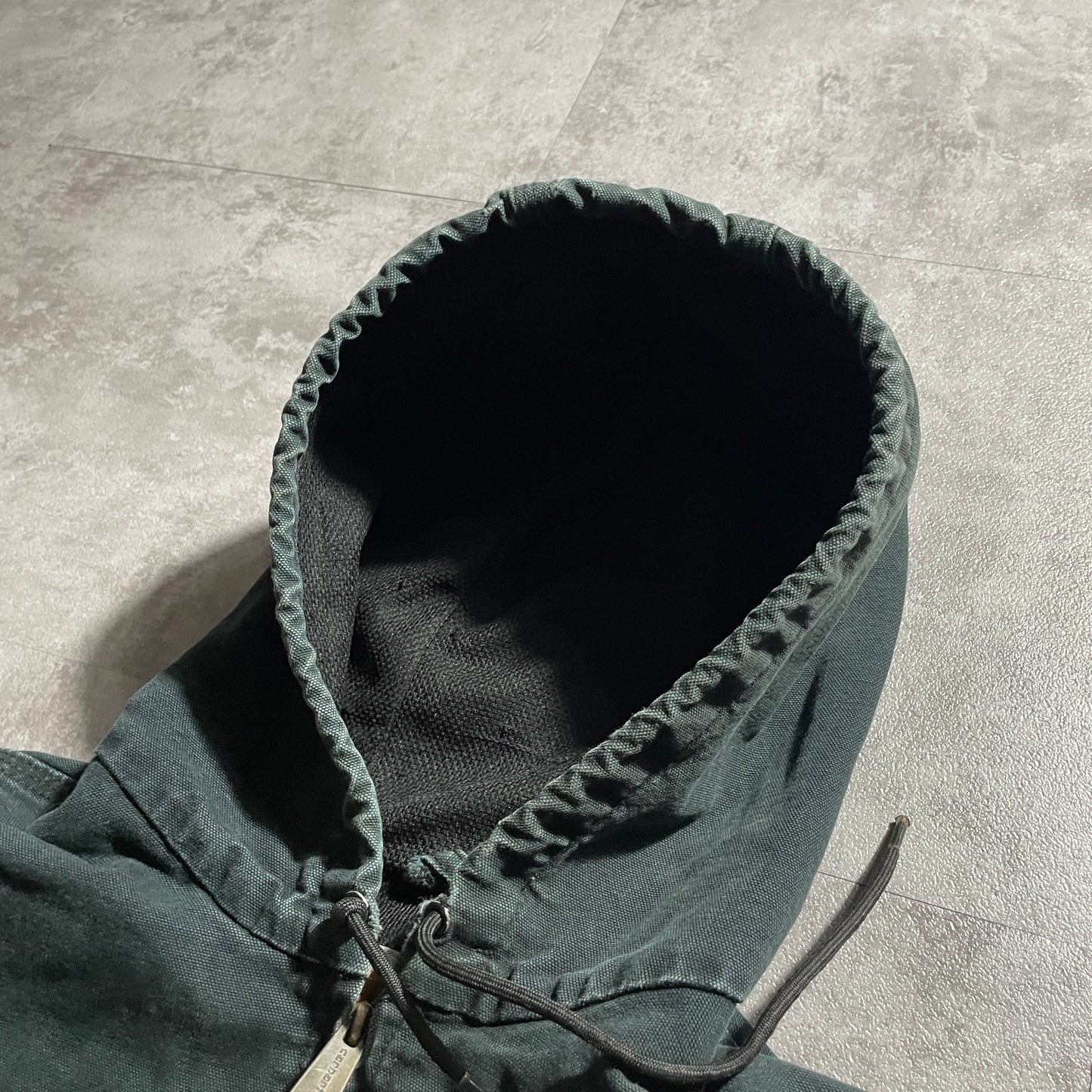 2000s Made in USA Black Carhartt Active Jacket, Duck Size L