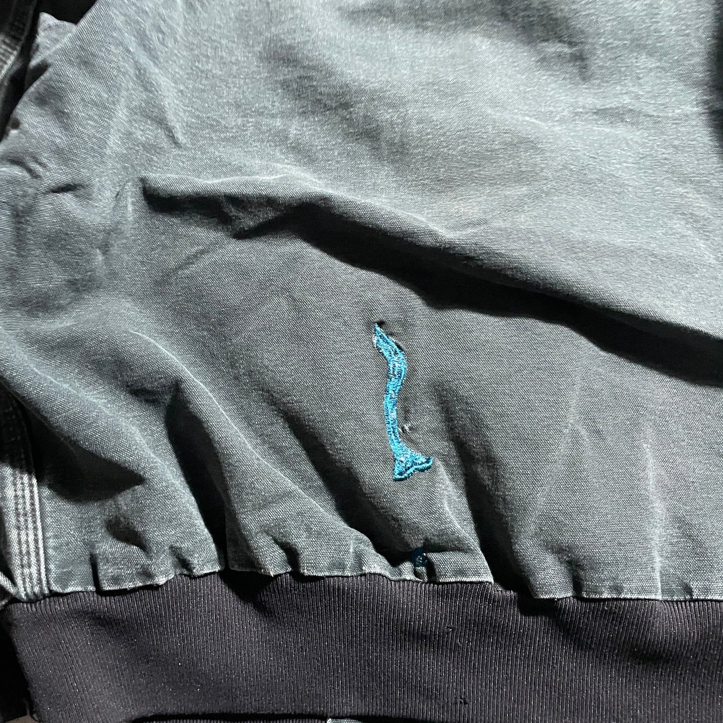 2000s Made in USA Black Carhartt Active Jacket, Duck Size L