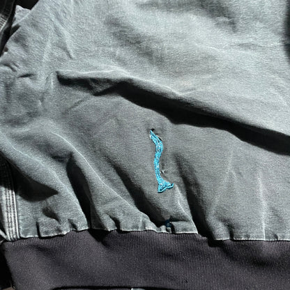 2000s Made in USA Black Carhartt Active Jacket, Duck Size L