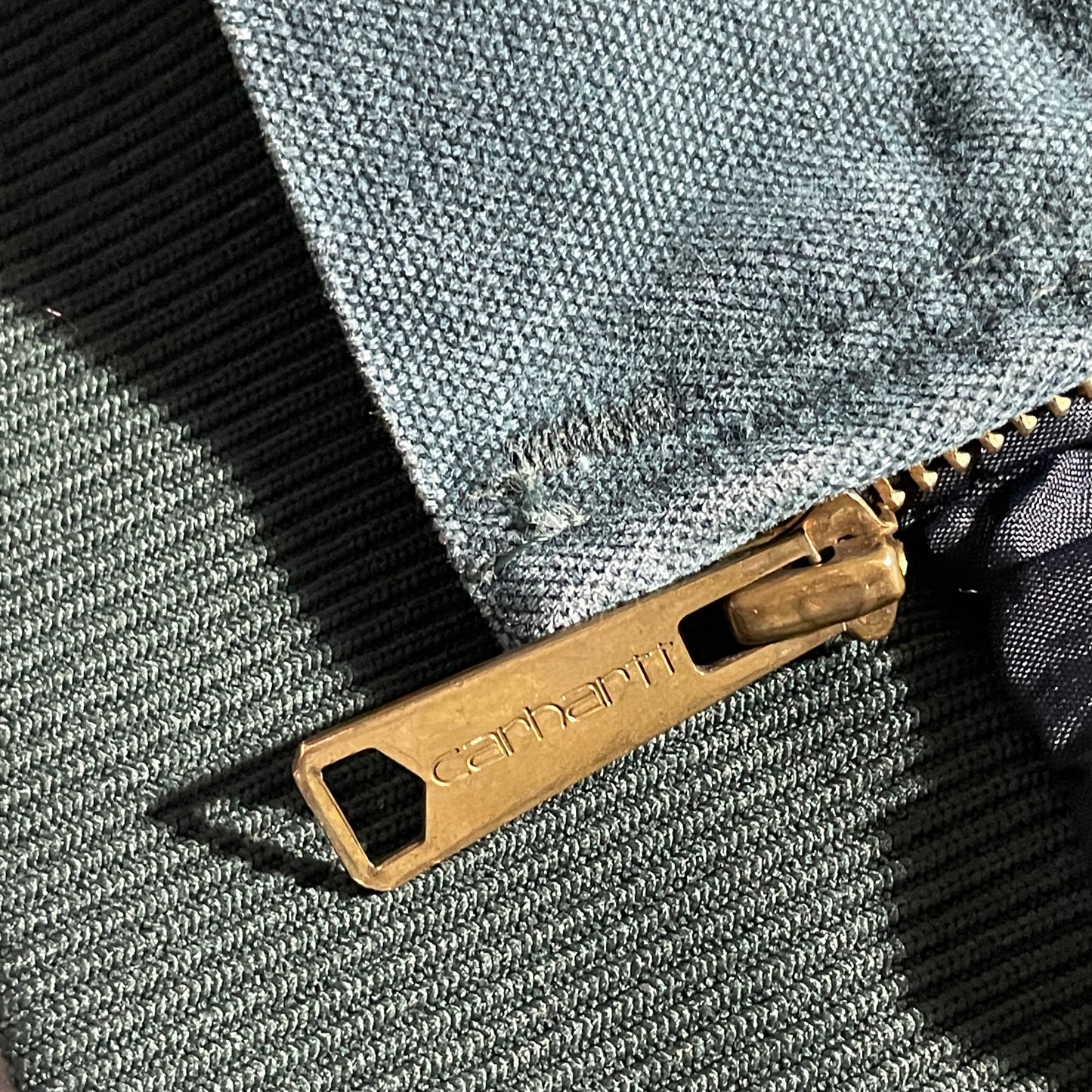 80s-90s Star Tag Made in USA Moss Green Carhartt Active Jacket, Duck Size M