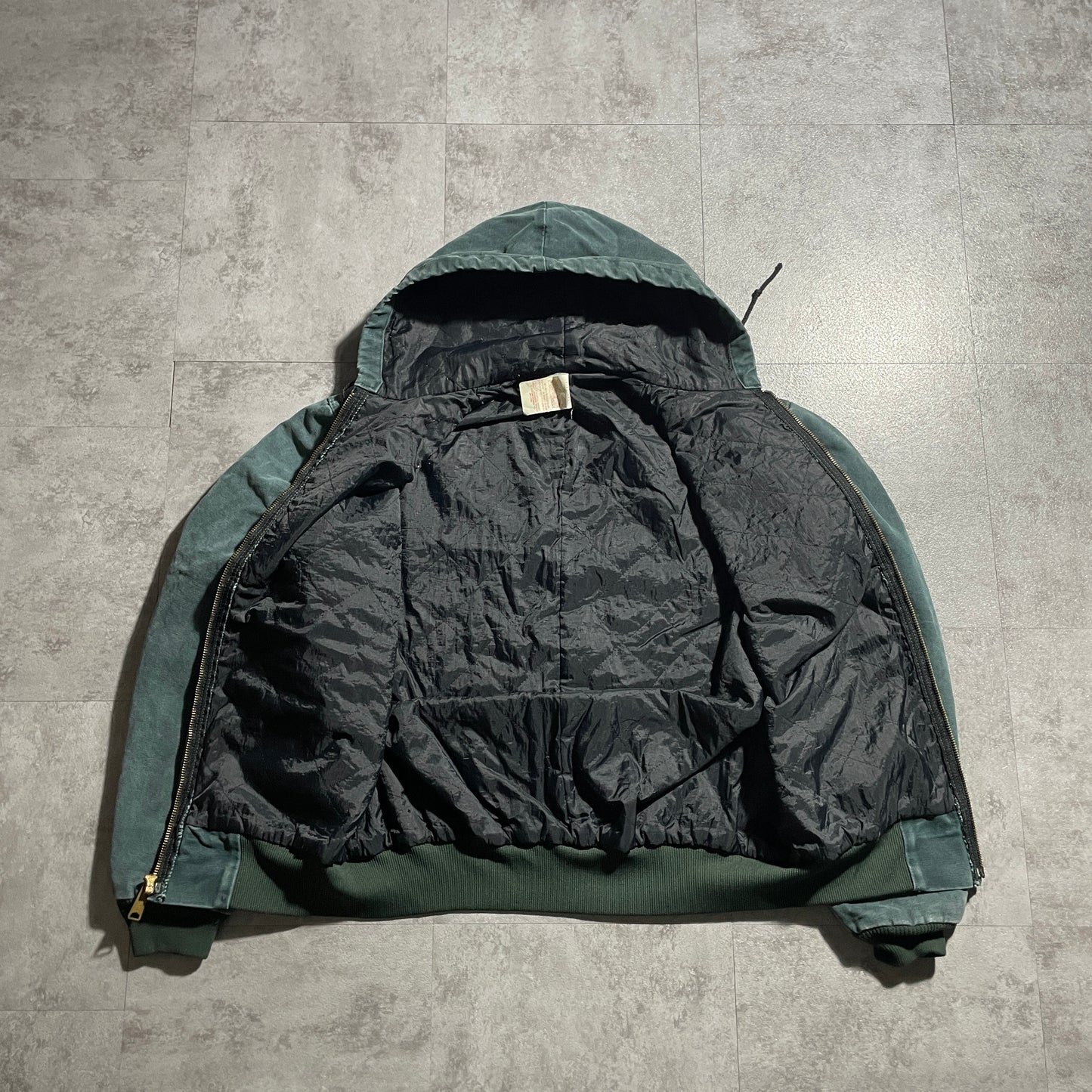 80s-90s Star Tag Made in USA Moss Green Carhartt Active Jacket, Duck Size M