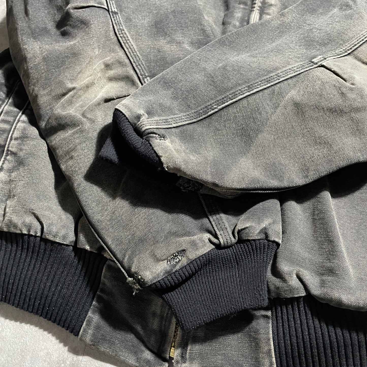 2000s Mexico Black Carhartt Bomber Jacket, Duck XL, Made with USA Fabric