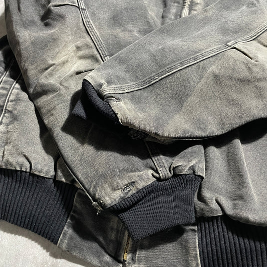 2000s Mexico Black Carhartt Bomber Jacket, Duck XL, Made with USA Fabric