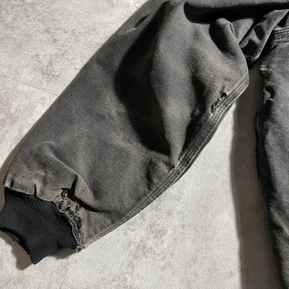 2000s Mexico Black Carhartt Bomber Jacket, Duck XL, Made with USA Fabric