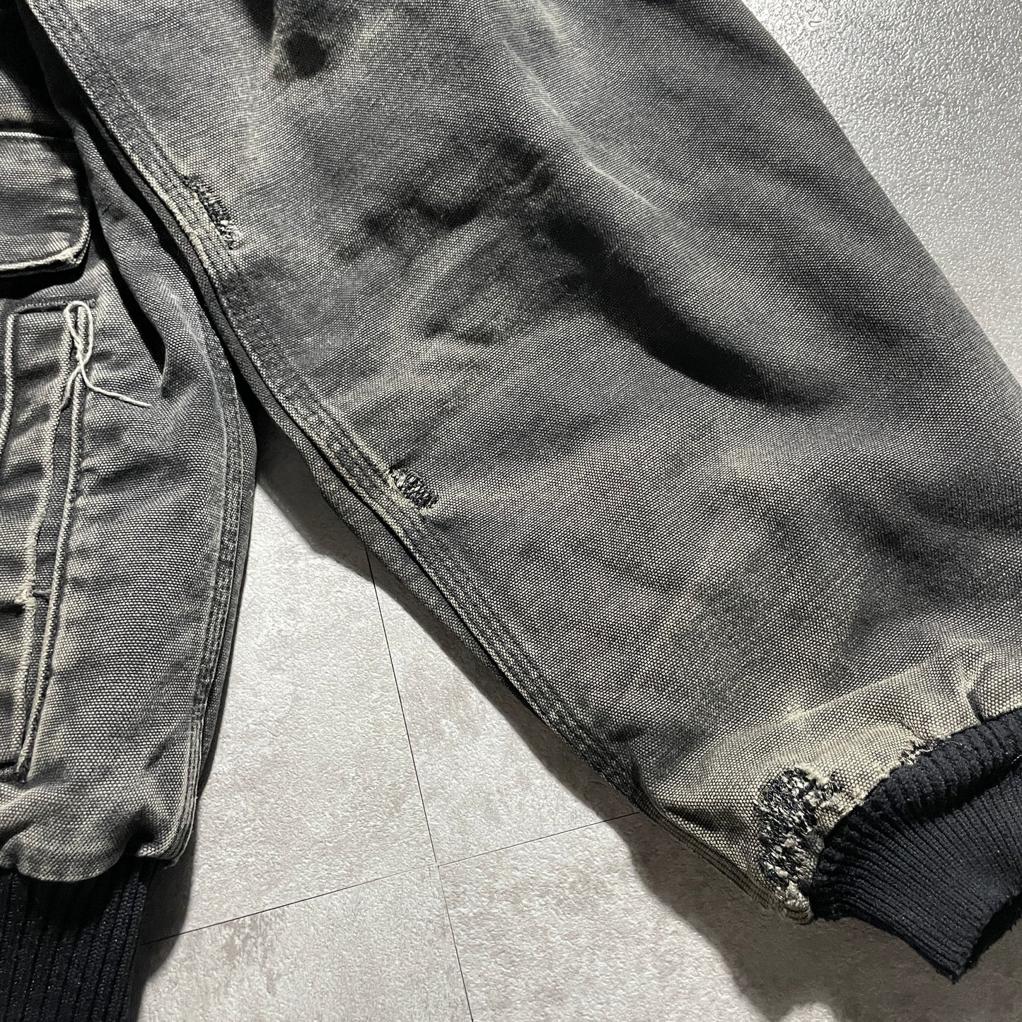 2000s Mexico Black Carhartt Bomber Jacket, Duck XL, Made with USA Fabric