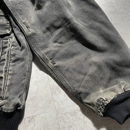 2000s Mexico Black Carhartt Bomber Jacket, Duck XL, Made with USA Fabric