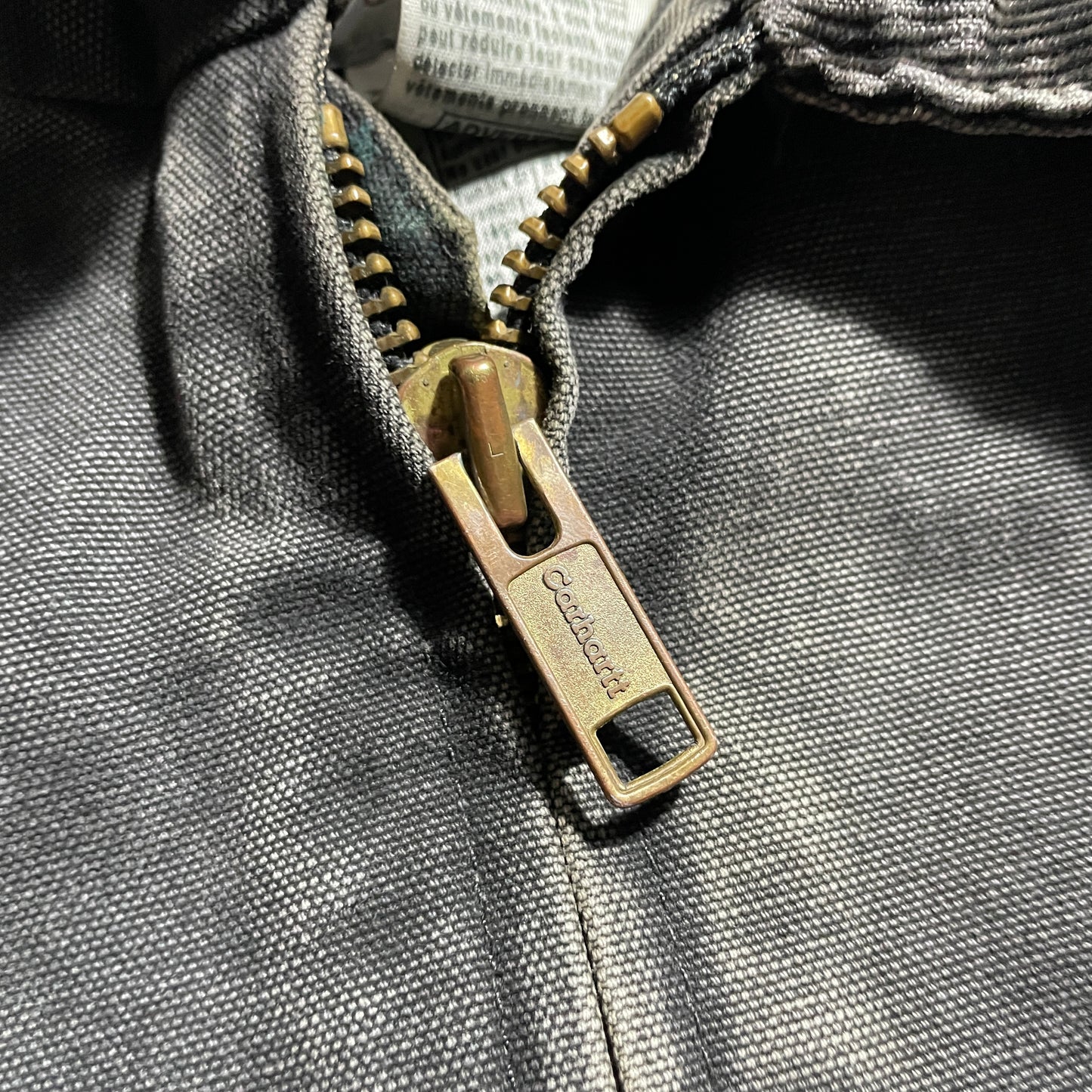 2000s Mexico Black Carhartt Bomber Jacket, Duck XL, Made with USA Fabric