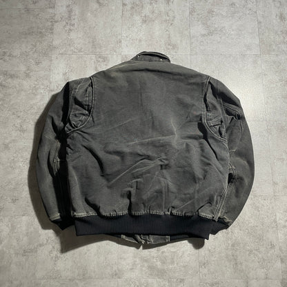 2000s Mexico Black Carhartt Bomber Jacket, Duck XL, Made with USA Fabric