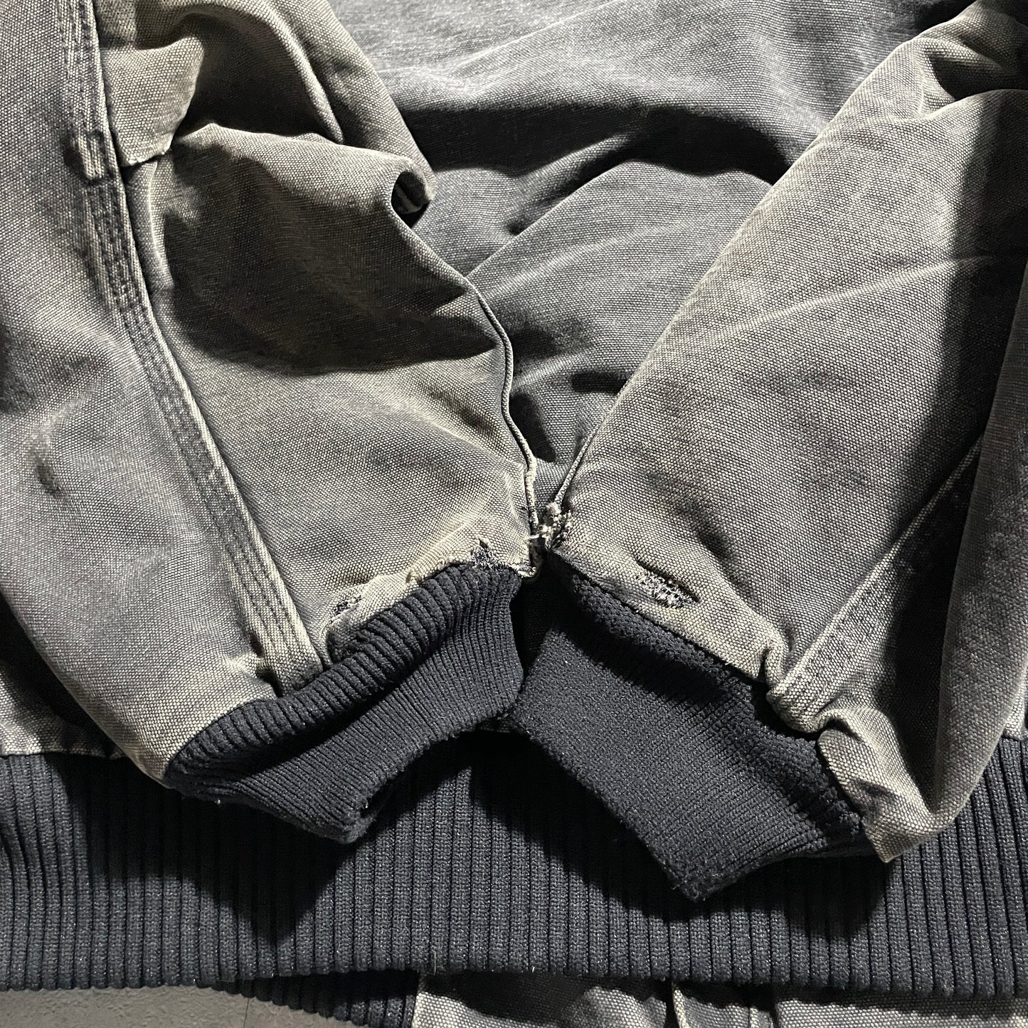 2000s Mexico Black Carhartt Bomber Jacket, Duck XL, Made with USA Fabric